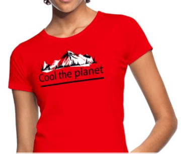 cool the planet tshirt